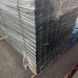 Bandeja de Cables de Acero Galvanizado/Revestido en Polvo, con Base Sólida, Personalizada OEM, para Cableado Industrial, con Conectores - Product Image 3