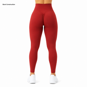 Custom Women's Scrunch Bum Seamless Gym Leggings High Waist Nylon Spandex <b>Butt</b> <b>Lifting</b> Workout Yoga <b>Pants</b> - Product Image 6