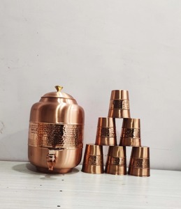 Large Capacity Copper Water Dispenser Heavy Duty Copper Water Dispenser Solid Finish Custom Factory Copper Water Dispenser - Product Image 1