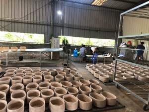 ตะกร้าหวายแบบยั่งยืนออกแบบมาสำหรับงานปาร์ตี้งานฝีมือทำด้วยมือของตกแต่งบ้านกว่ายี่ห้อ Cong - Product Image 5