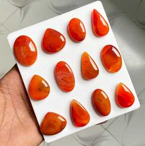 Lote de Cabujones de Cornalina Roja, Gemas Sueltas Naturales para Joyería, Lote de Cabujones de Cornalina Roja, Gemas Sueltas de Cornalina Roja para Joyería - Product Image 4