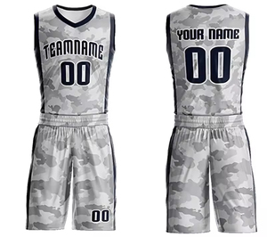 Ensemble d'uniformes de basketball personnalisés confortables 100 % polyester antibactérien, fabriqués au Pakistan, pour équipes : maillot et short par sublimation - Product Image 2