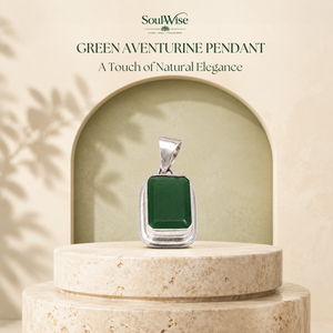 Colgante Hexagonal de Aventurina Verde, Piedra Preciosa, para Hinduísmo Religioso, Unisex, para Aniversarios y Otras Ocasiones - Product Image 4