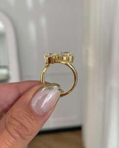 Diamante Cultivado en Laboratorio Marquise de Alta Calidad, Oro Amarillo/Rosa/Blanco de 14/18 Quilates, Certificado IGI, Diseño Elegante para la Vida Diaria, Regalo de Boda - Product Image 3