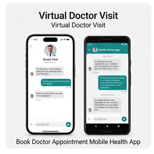 Royalcraft Doctor Consultation App – Online Doctor, Video Call, Appointment Booking, Health Care - Product Image 3