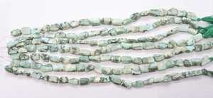 Perles de pierre précieuse Larimar naturelles facettées de forme irrégulière, 12 mm, perles de Larimar lissées, perles de Larimar pour la création de bijoux - Product Image 3