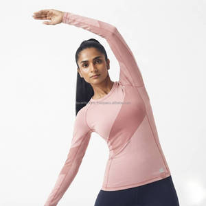<b>Women</b> Compression <b>Shirt</b> <b>Long</b> Sleeve Athletic Base Layer Quick Dry Workout Top Gym Fitness Running Sportswear OEM ODM Wholesale - Product Image 3