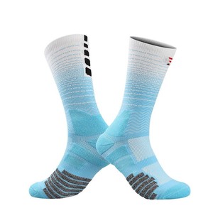 Standard Anti-Slip Youth Sports <b>Socks</b> with Towel-Like Texture Breathable Versatile Basketball <b>Socks</b> Featuring Custom Logo Bottom - Product Image 1