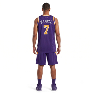 Camiseta de Baloncesto de Invierno Unisex de Talla Grande, Diseño Ligero, Transpirable, Antibacteriana, de Secado Rápido, Sin Mangas, con Nombre del Jugador - Product Image 3