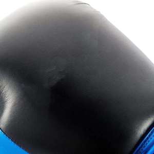 Gants de boxe en cuir véritable avec logo personnalisé, pour entraînement professionnel et combat, sangle de poignet réglable, équipement en cuir de vachette - Product Image 5