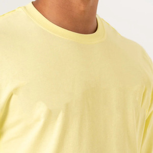 T-shirt à manches courtes col rond bleu marine pour homme, 100% coton jersey, coupe classique avec logo en lettres sur le devant, style décontracté - Product Image 5