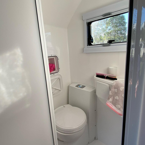 Steel Container <b>Camping</b> Travel Trailer Mobile Camper with <b>Kitchen</b> Sleeping Space Lightweight Portable Living Unit - Product Image 5