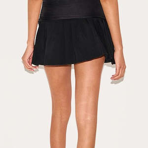 Jupe-short de sport en coton pour femme avec ceinture de maintien des fesses, short de sécurité intégré, pour le tennis, le fitness et le jogging, service OEM - Product Image 2