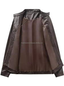 New Arrival Custom Men Fashion <b>Leather</b> <b>Jacket</b> Fashion Wear New Style 2024 Factory Direct Sale <b>Leather</b> <b>Jackets</b> for <b>Boys</b> - Product Image 3
