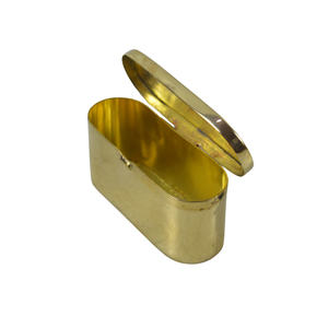 Handcrafted Modern Luxury Recyclable Metal Shiny Brass Toothpick Box Royal Designer Church Pyx Hosts Dry Fruits Candy <b>Storage</b> - Product Image 4