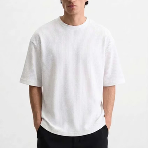 ''SOSH 4 เมน'ส'' เสื้อยืดวาฟเฟิลโอเวอร์ไซส์สำหรับผู้ชาย - Product Image 1