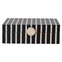 Boîte à bijoux décorative en bois rectangulaire artisanale indienne avec couvercle, style américain, légère, tendance en Amérique