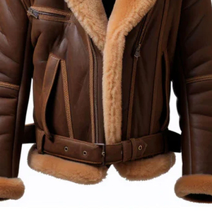 Men's Genuine Leather Biker Jacket Black | Vintage Brown Distressed Lambskin Motorcycle Jacket <b>Canvas</b> Stand Collar Front Logo - Product Image 6