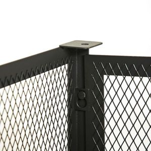 Chimenea Rectangular Metálica para Exteriores de 37 Pulgadas con Función de Leña, Almacenamiento de Leña Integrado, Bronce Cepillado - Product Image 3