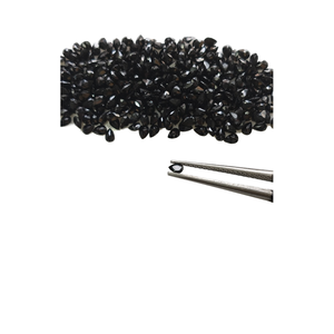 Spinelle noir naturel 3x2MM, coupe poire, pierre précieuse en vrac de la meilleure qualité pour la fabrication de bijoux - Product Image 3