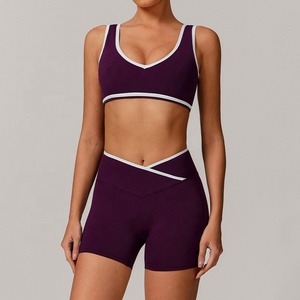 Conjunto Deportivo de Yoga para Mujer, Sujetador Deportivo y Leggings, Dos Piezas, Ropa Deportiva para Gimnasio, Entrenamiento y Ejercicio - Product Image 6