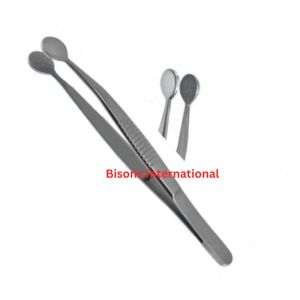 Pinzas de Acero Inoxidable BISONS Collins Expressor, Instrumento Quirúrgico Oftálmico, Herramienta de Extracción de Glándulas de Meibomio - Product Image 2