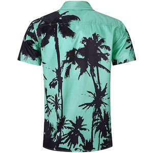 T-shirt Hawaïen Anti-rides pour Homme – Qualité Supérieure, Respirant, Tenue Décontractée, Derniers Modèles, Chemises Homme avec Logo/Couleur Personnalisés - Product Image 2