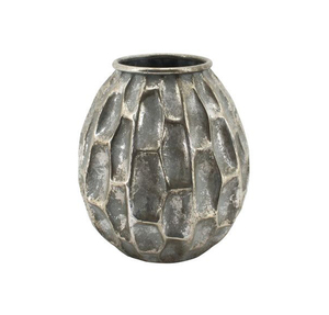 Decorative Aluminum <b>Flower</b> <b>Vase</b> with Refined Curves and Exclusive Modern Styling Features - Product Image 1
