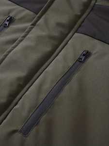 Windbreaker Softshell Men's Hooded Safari Style <b>Jacket</b> Waterproof Breathable Weather Resistant 100% Polyester - Product Image 3