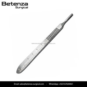 ด้ามมีดผ่าตัดคุณภาพดีที่สุด เบอร์ 3 ผลิตจากเหล็กกล้าไร้สนิมเยอรมัน SUS 420J1 สำหรับการผ่าตัด ใช้ร่วมกับใบมีดเบอร์ 10-16 ได้ - Product Image 4