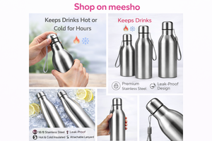 Bouteille d'eau en acier inoxydable à isolation sous vide avec personnalisation et impression pour usage promotionnel au bureau - Product Image 3