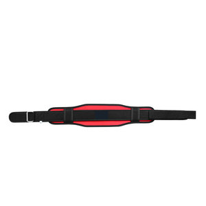 Adjustable Neoprene Waist Support <b>Belt</b> with Buckle Closure for Strength Training and Weight Lifting Unisex <b>Red</b> and Black Heavy D - Product Image 3