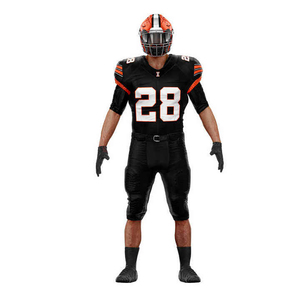 Dernier design d'uniforme de football américain, nouveau style, uniforme de football américain pour jeunes, prix de gros, polyester de haute qualité - Product Image 2