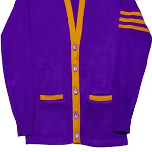 Make Design Own Custom Logos Omega Design On Unisex <b>Cardigans</b> Sweaters Embroidered Letters Knitted Stuff For Sorority Fraternity - Product Image 4