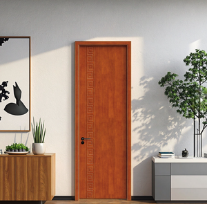 Puerta CAESAR de Diseño Minimalista, Compuesta de Madera y Plástico (WPC), Resistente al Agua y al Moho, Puerta Corredera para Entrada, Sala de Estar, Dormitorio, Casas - Product Image 6