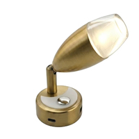 Lampe de lecture murale intérieure LED réglable 12V 24V avec port USB-C pour camping-car, caravane, fourgon aménagé, bateau