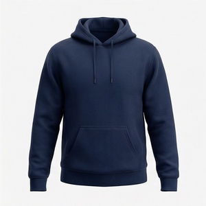 Sweat-shirt à capuche pour homme, coupe régulière, en molleton doux et chaud, 100% coton, avec fermeture éclair, design personnalisé, pour l'hiver, vente en gros, haute qualité - Product Image 1