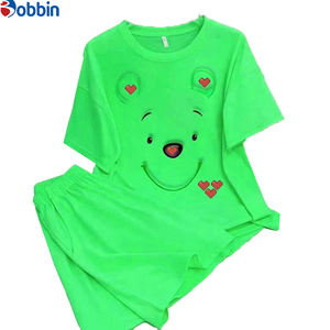 Ensemble 2 pièces personnalisé pour femme, nouvelle mode estivale, t-shirt et short imprimés, survêtement décontracté ample - Product Image 5