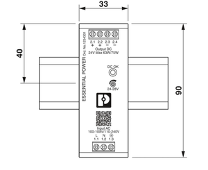 PS-EE-2G/1AC/24DC/75W/SC - Fuente de alimentación 1234301 - Product Image 2