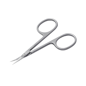 Ciseaux à cuticules en acier chirurgical ODM KD.701 avec lame tranchante et poignée ronde pour adultes, outils de manucure durables - Product Image 1