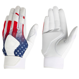 Guantes de Bateo de Béisbol de Cuero Digital de Diseño Personalizado de Alta Calidad, Profesionales, Unisex, con Cierre de Gancho y Bucle, Ligeros y Duraderos - Product Image 1