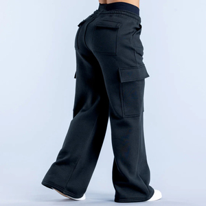 Pantalones Cargo de Moda para Mujer, al por Mayor, Personalizados, de Alta Calidad, Corte Regular, Estilo Urbano, Pantalones Deportivos de Encaje para Invierno - Product Image 5