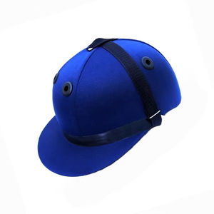 Casco de Polo Personalizado para Montar a Caballo de Forma Segura, Casco de Polo de Sarga de Algodón de Alta Calidad, Disponible en Stock para la Venta - Product Image 3