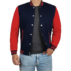 High Quality Varsity <b>Jacket</b> Men Chenille Embroidery Leather Sleeves Custom Baseball Letterman Varsity <b>Jacket</b> - Product Image 1