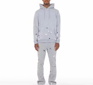 Ensemble survêtement streetwear personnalisé de haute qualité, 100 % coton, coupe oversize, avec pantalon de jogging et sweat à capuche vierges pour hommes – Fabricant - Product Image 1