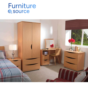 Meubles de logement d'étudiant en bois de haute qualité-Ensembles de chambre à coucher complets pour dortoir-Fabricant OEM Vietnam - Product Image 3