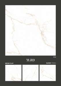 Loseta de porcelana de alta claridad de 600x600 mm diseñada para ofrecer un brillo elegante, textura mínima y una presencia superficial premium. - Product Image 5