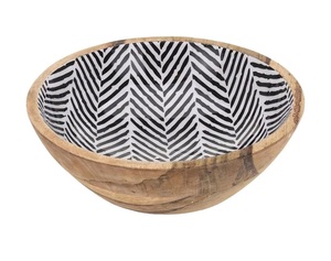 Tazón de madera esmaltada de diseño personalizado, tazón de madera esmaltada para ensalada, tazón de madera de mango, tazón de madera de acacia a un precio muy competitivo. - Product Image 2