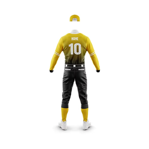 Uniforme de Béisbol al Por Mayor a Precio Económico con Diseño Personalizado, Uniforme de Béisbol Moderno y a la Moda con Cuello Alto y Botones Completos, Cómodo - Product Image 6