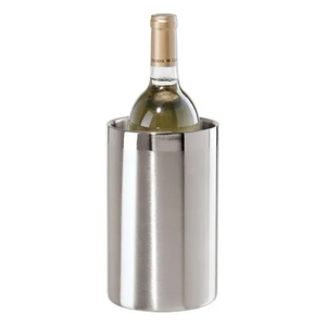 Top Quality Stainless Steel <b>Wine</b> Chiller Bucket Iceless Insulated Single Bottle <b>Wine</b> Cooler Modern Barware For Parties & Events - Product Image 1